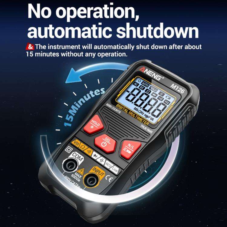 ANENG Anti-burn Electrical Digital Display Fully Automatic Digital Multimeter(M126)
