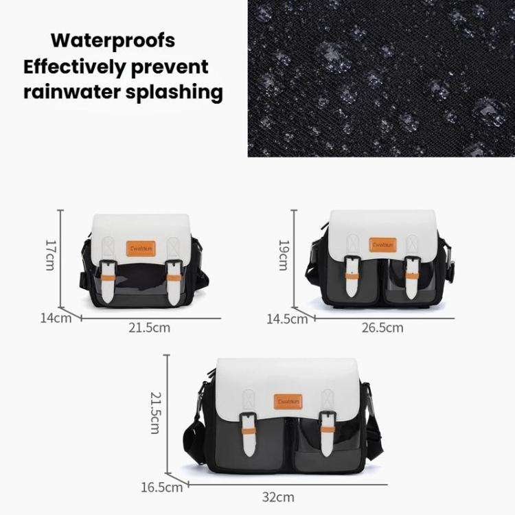 Cwatcun D219 Small Single Shoulder Camera Bag Multifunctional Photography Bag