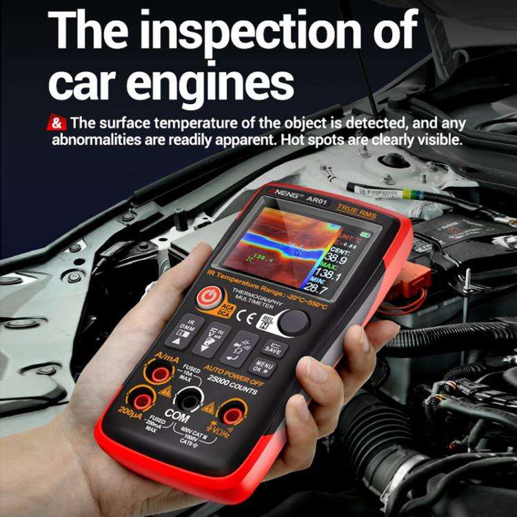 ANENG 2 In 1 HD Infrared Thermal Imager Digital Multimeter(AR01)