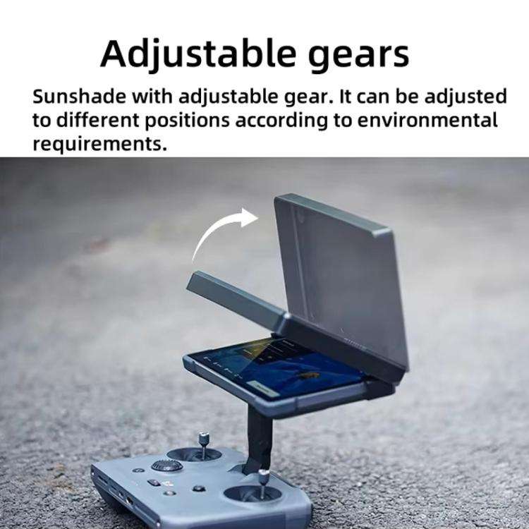 For DJI RC Pro 2 Controller CYNOVA  Sunshade Hood Adjustable Anti-Glare Shield with Multi-Angle P...