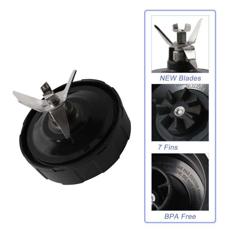 7-Fin Replacement Blade for Ninja Blender Auto iQ Series BL480, BL482, BL642, BL682