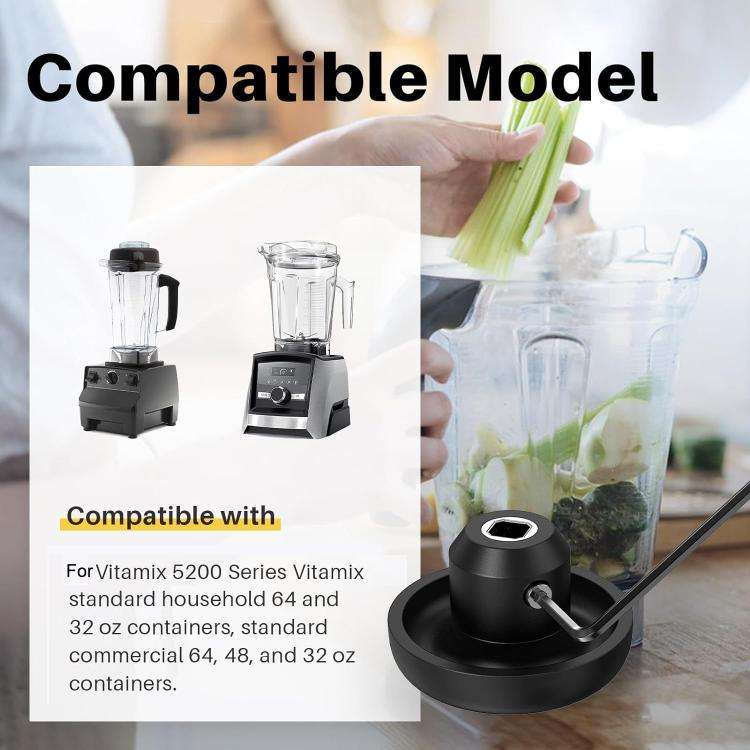 For Vitamix 5200 5006 5012 5057 Drive Socket Mushroom Head Blender Parts(Black)