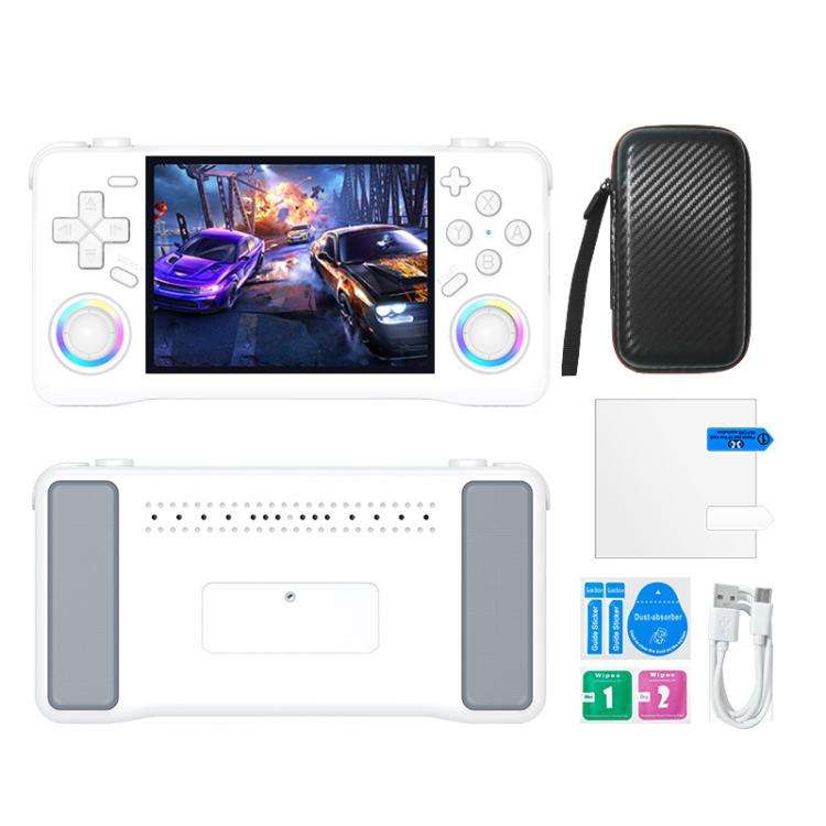 XF35H 3.5-Inch Retro Handheld Game Console With Linux System And RGB Light Pocket Video Game Play...