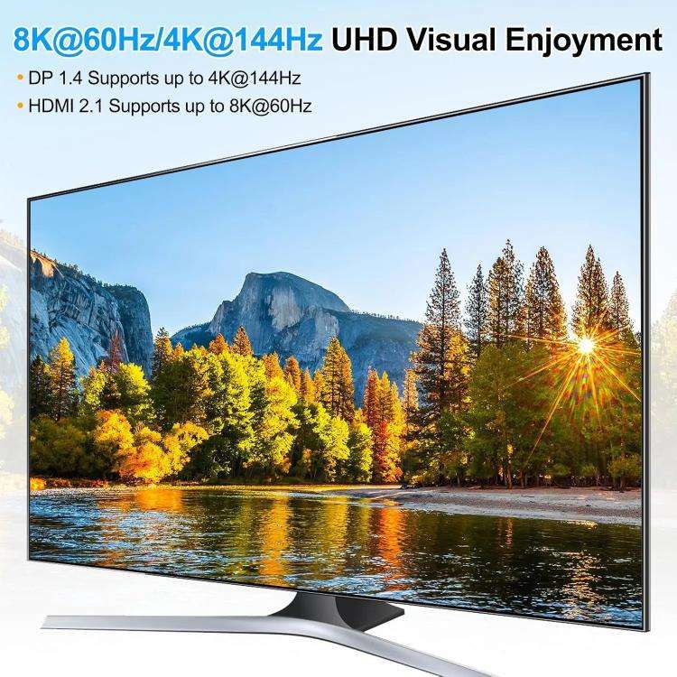 YOUTING YT-203HD 2 In 3 Out KVM USB3.0 Switch US Plug