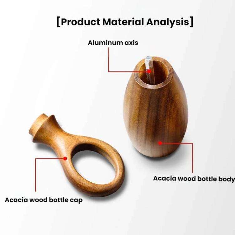 Single 7 Inch Manual Acacia Wood Ceramic Core Grinder Multi Purpose Grinder