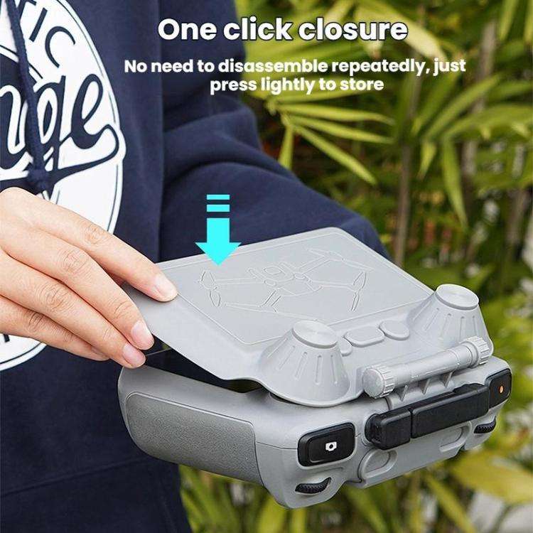 For DJI MINI 4 PRO/AIR 3S BRDRC RC2 Remote Control Hood(Gray)