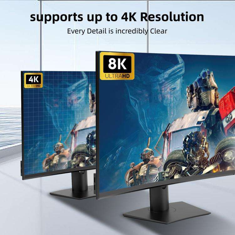 DP301 3 In 1 Out DisplayPort Switch 8K 30Hz HD Splitter For Computer Screen