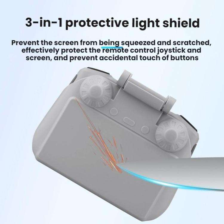 For DJI Mavic Air 2/Mavic 3 Pro BRDRC Remote Control Hood + Hanging Belt(2pcs /Set)