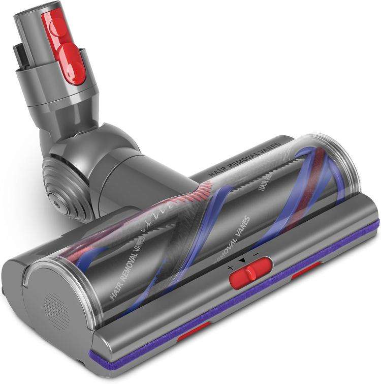100W High-Torque Brush Head For Dyson V7/V8/V10/V11/V15 Vacuum Cleaner Adjustable Suction Power