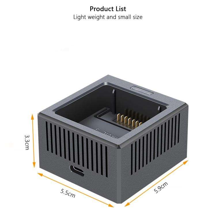 For DJI Mavic 3 Pro/Mavic 3 YX USB-C Fast Charger Single Channel Charging Hub For Drone Batteries