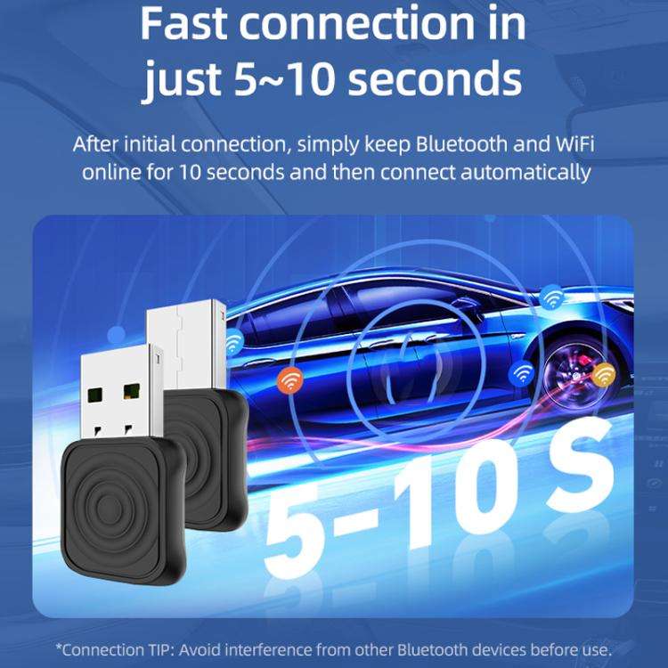 Carlinkit Original Car Wired To Wireless Carplay/Android Auto Internet Box(Color Box)