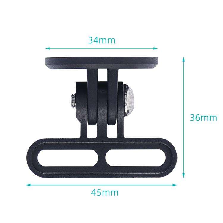 Bicycle Computer Stand Adjustable Angle Extension Rack Mountain Bike Sports Camera Stand(Black)