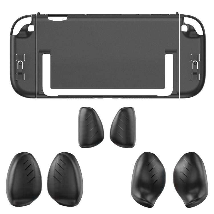 For Nintendo Switch 2 Split Design Crystal PC Protective Case with 3 Sizes Ergonomic Grips Clear ...