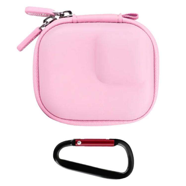 Flymile PU Mini Camera Case with Carabiner For Caged DJI Action 3/4/5 Pro/Insta360 Ace Pro 2/1/Go...