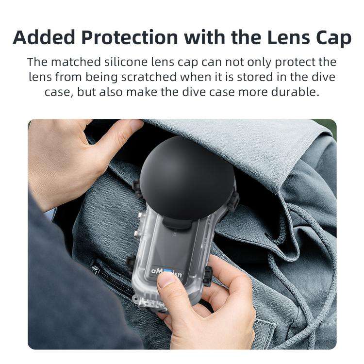 For Insta360 X5 AMagisn 60m/196ft Diving Case Quick-Release Full Invisible Waterproof Underwater ...