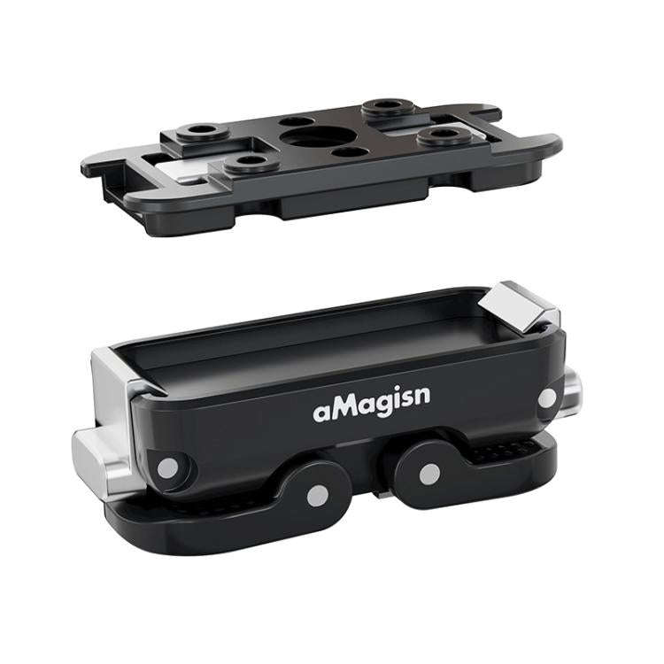 aMagisn Magnetic Quick Release Adapter for GoPro HERO13/12/11/10/9/8/11 Mini/MAX 2-in-1 Kit