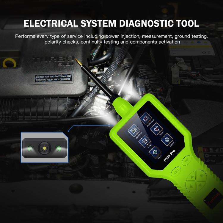 TopDiag Multi-Function Electrician Automobile Circuit Tester(P100 Pro)