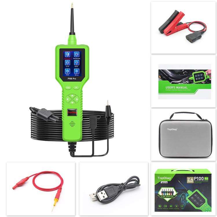 TopDiag Multi-Function Electrician Automobile Circuit Tester(P100 Pro)
