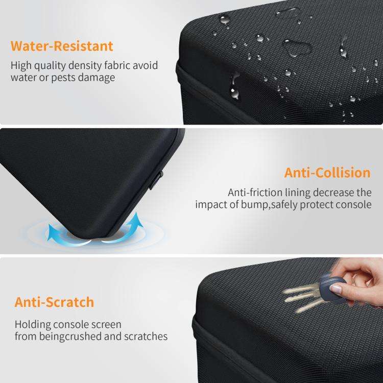 For Nintendo Switch 2 JYS All-in-One Storage Carrying Case Organizer with Shoulder Strap Fits Doc...