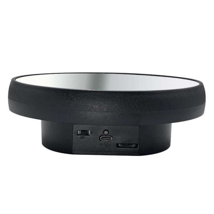 Multi-purpose Mirror Electric Rotating Disc Battery / USB Powered Photography Live Display Stand,...