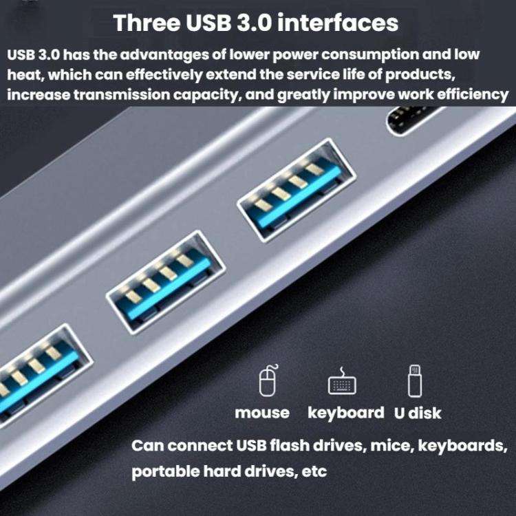 BT14E 14 In 1  Type-C Docking Station USB HUB Multi Port Hub Laptop Converter