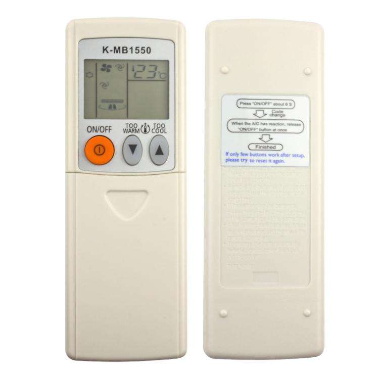 For Mitsubishi K-MB1550 Air Conditioner Remote Control (Cooling and Heating Models)
