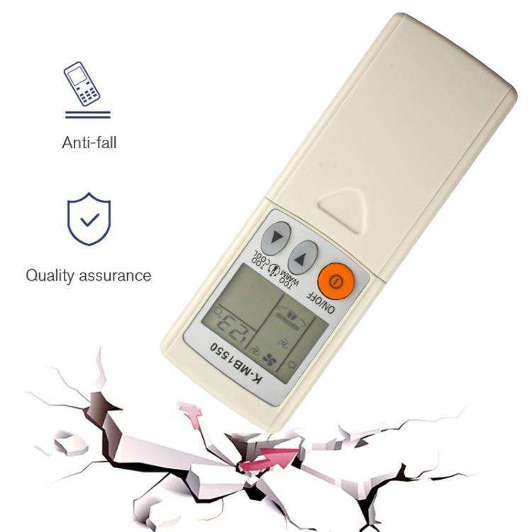 For Mitsubishi K-MB1550 Air Conditioner Remote Control (Cooling and Heating Models)