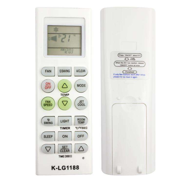 K-LG1188 Remote Control For LG Air Conditioner (Milky)