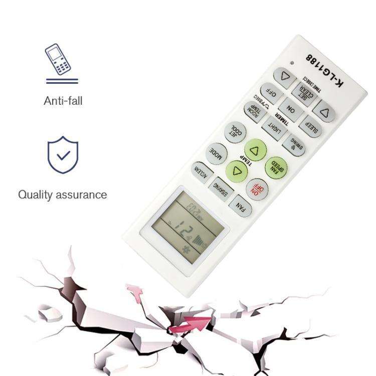 K-LG1188 Remote Control For LG Air Conditioner (Milky)