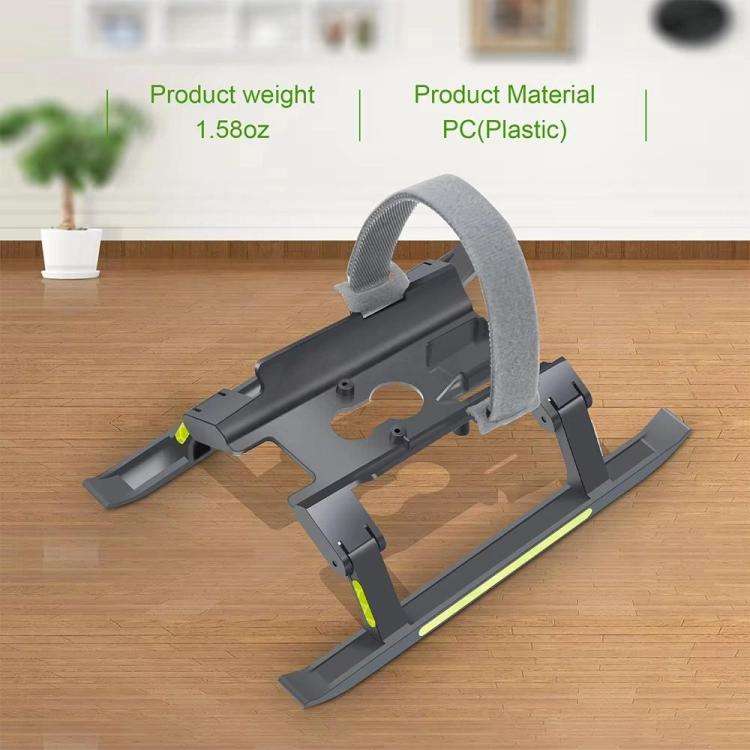 For DJI Mavic 4 Pro Drone YX  Foldable Heightening Landing Gear with Reflective Strips(Gray)