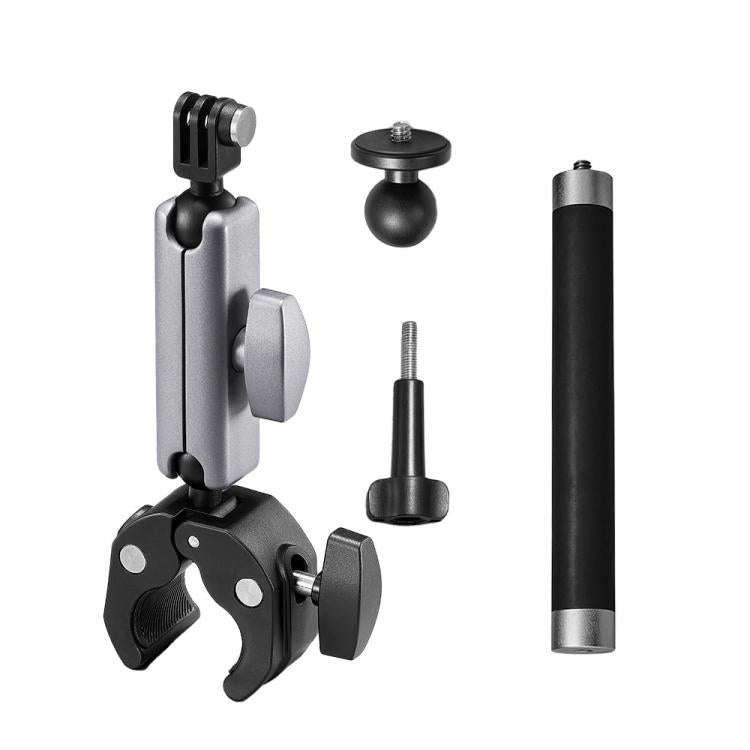 For GoPro / DJI / Insta 360 Action Cameras Cycling Bracket Bike Motorcycle Handlebar Mount, Spec:...