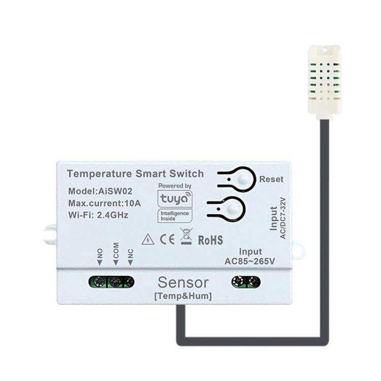 Graffiti WIFI Temperature Dry Contact Switch Module APP Remote Control Switch, Supports Google / ...
