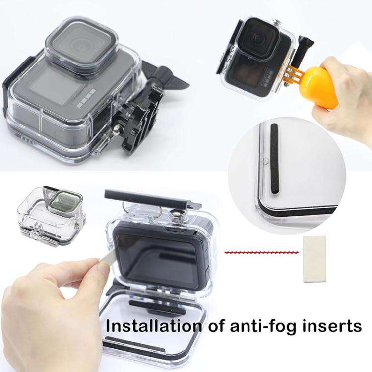 Waterproof Case Filter Dive Accessory Kit For GoPro HERO12 Black /11 Black /10 Black/9 Black