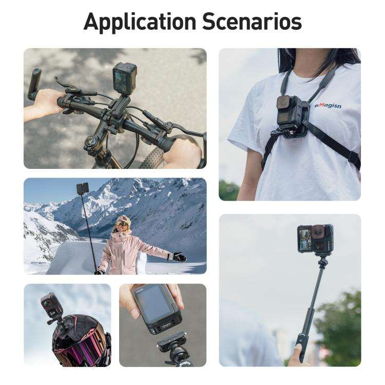For Insta360 Ace Pro 2 aMagisn Water-resistant Vertical Shooting Battery Side Cover Compatible wi...