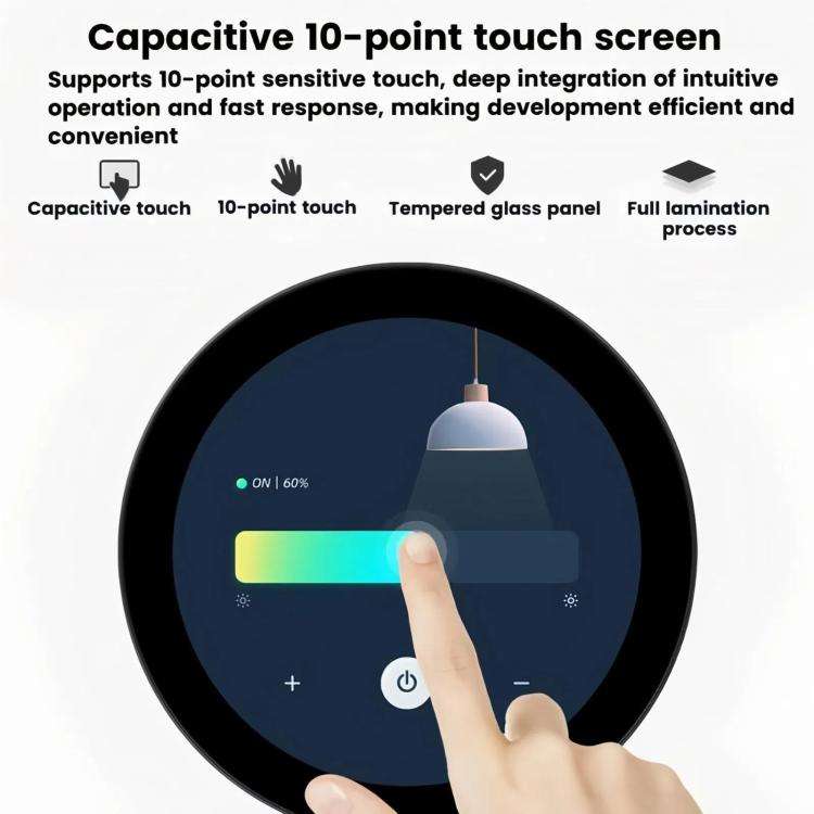 WAVESHARE ESP32-P4 Touch Circular LCD Screen Development Board, Spec: 4 inch