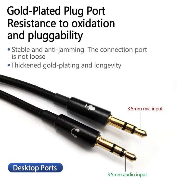 Single Plug 2m Tuning Edition Headphone Cable For Sennheiser GAME ONE / GAME ZERO / PC 373D / GSP...