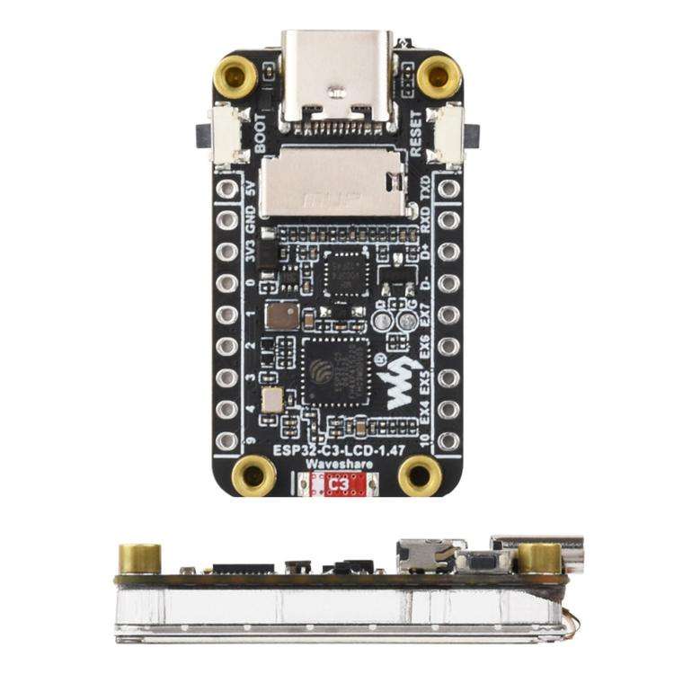 Waveshare ESP32-C3 1.47-Inch LCD Development Board, RISC-V 32-Bit Single-Core Processor, Version:...