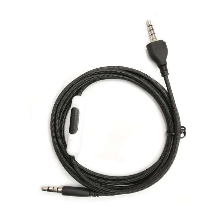 For Alienware AW920H Gaming Headset Cable Audio Microphone Cable, Length: 1.8m(White)