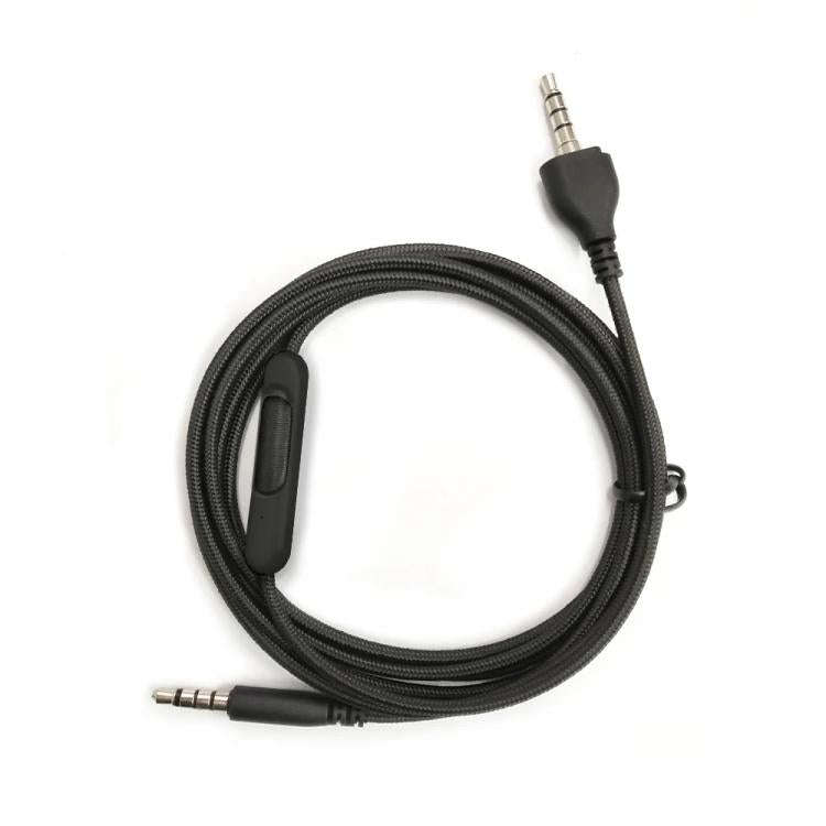 For Alienware AW920H Gaming Headset Cable Audio Microphone Cable, Length: 1.8m(Black)