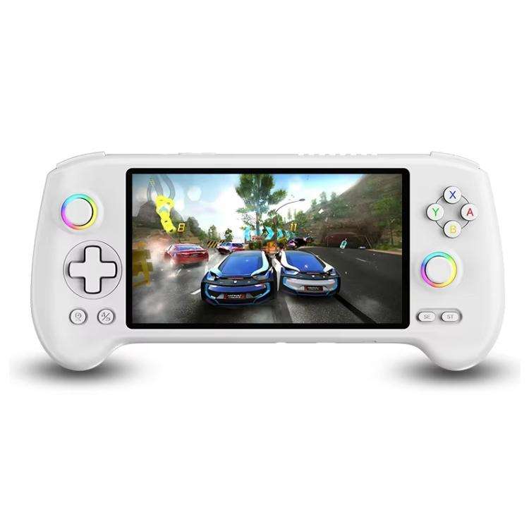 ANBERNIC RG557 Handheld Game Console 5.48-Inch AMOLED Screen Android 14 Video Game Player 12+128G...