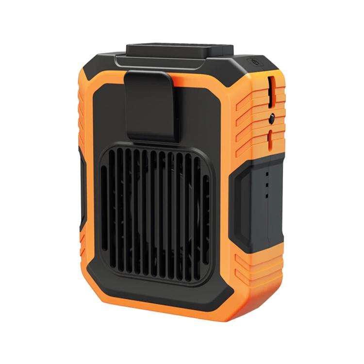 Rechargeable Waist-Mounted Clip Fan With 3-Speed Settings & LED Flashlight Hands-Free Cooling For...