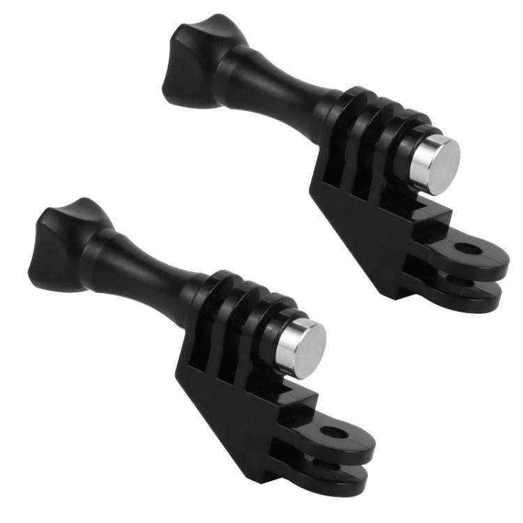 2pcs For GOPRO 90-degree Elbow Adapter Accessories(Black)