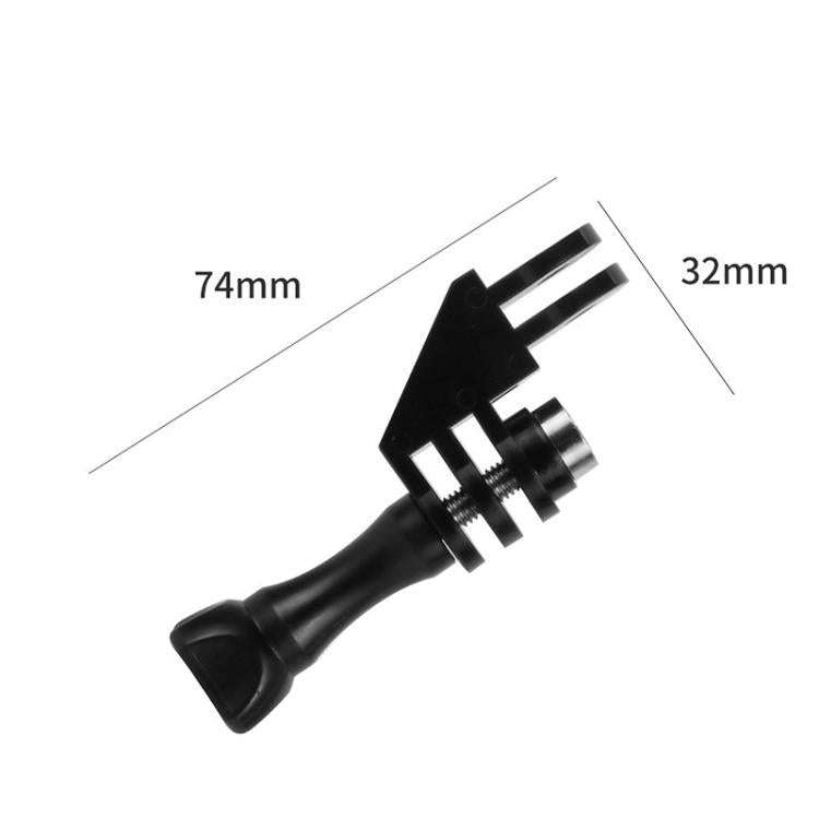 2pcs For GOPRO 90-degree Elbow Adapter Accessories(Black)