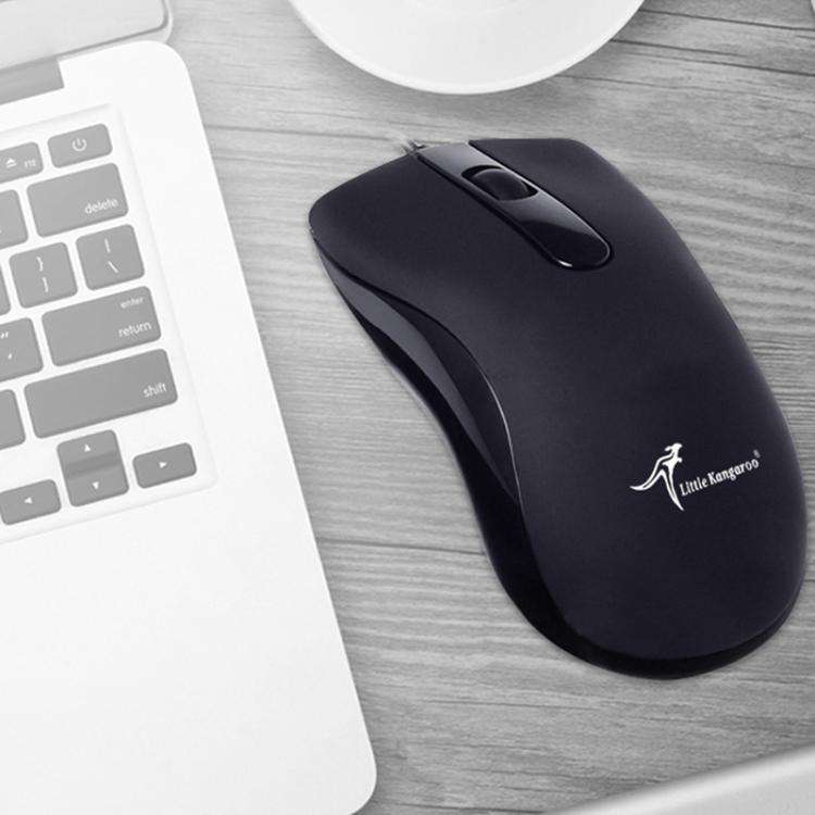Little Kangaroo DS-917 1000DPI Ergonomic Optical Wired Mouse Laptop Mouse For Office Gaming, Spec...