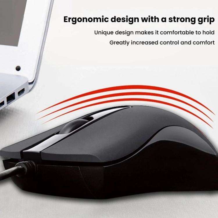 Little Kangaroo DS-917 1000DPI Ergonomic Optical Wired Mouse Laptop Mouse For Office Gaming, Spec...