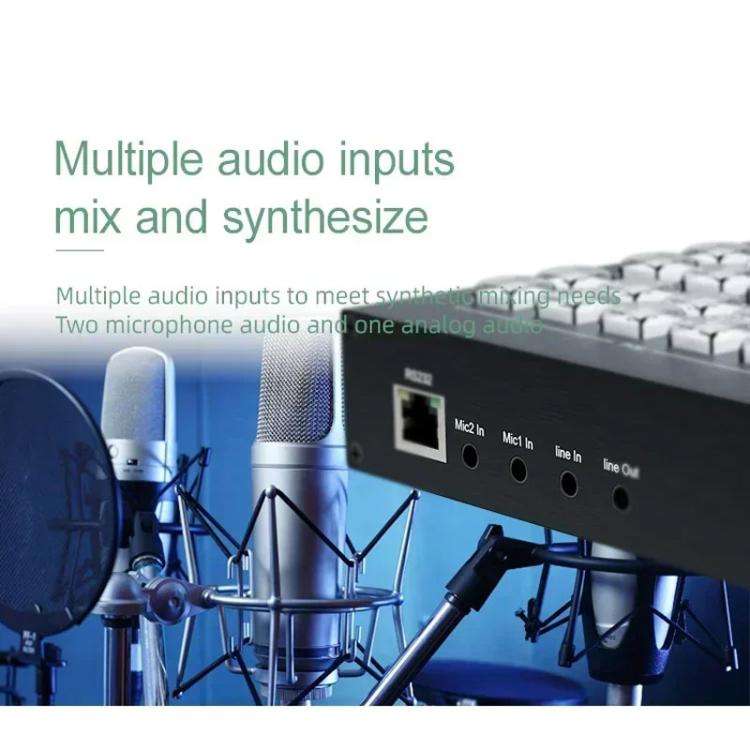 4 In 2 Out HDMI Guide Switchboard Type-C Capture Port OSD Display Game Switcher EU Plug(Black)