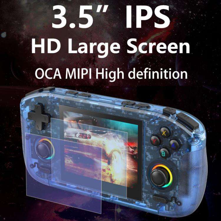 RK35H Handheld Open Source Game Console Support 3D Online Double Play Portable Retro Game Machine...