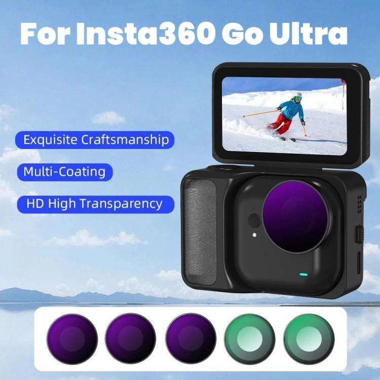For Insta360 Go Ultra BRDRC Lens Filter Camera Accessories, Spec: ND16