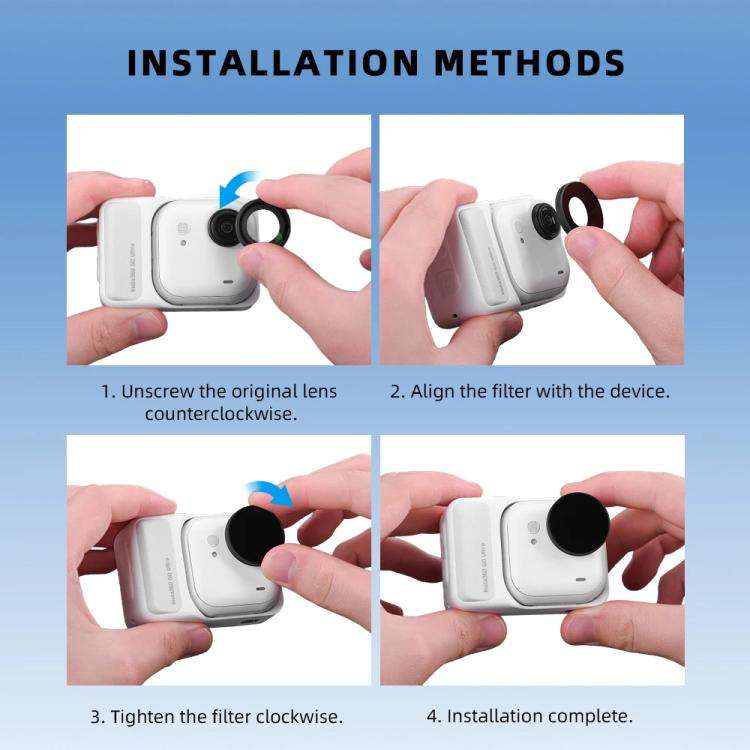For Insta360 Go Ultra BRDRC Lens Filter Camera Accessories, Spec: CPL