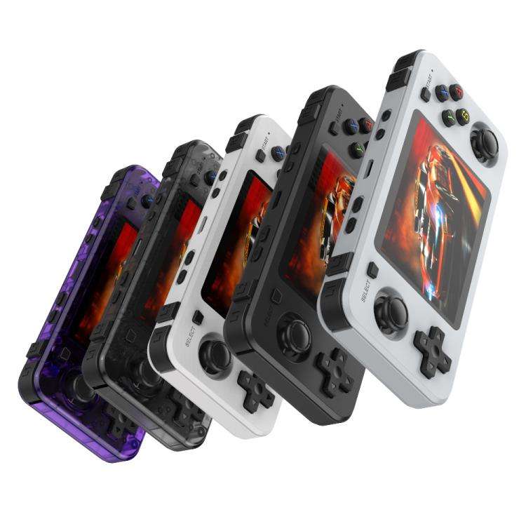 R36H 3.5 inch IPS Screen Open Source Handheld Game Console Portable Retro Pocket Console, Color: ...